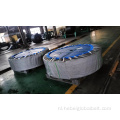 159 mm diameter rubberen bedekking Impact Idler Roller